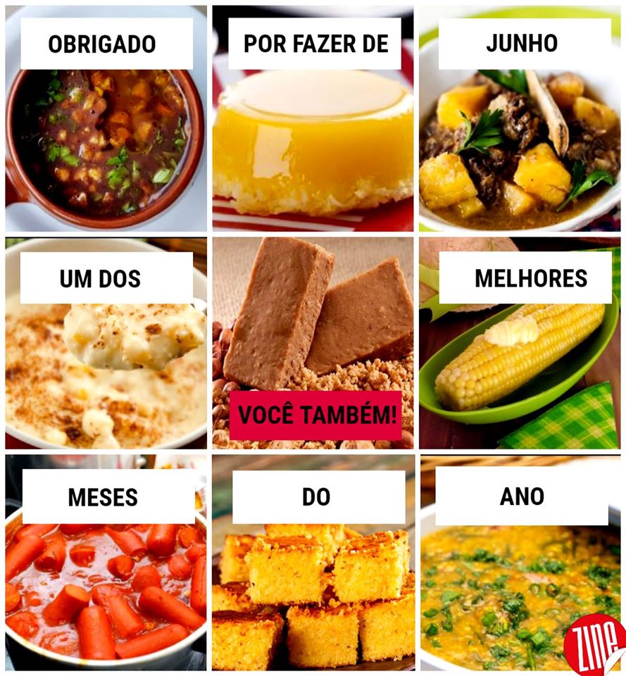 Comidas típicas de festa junina