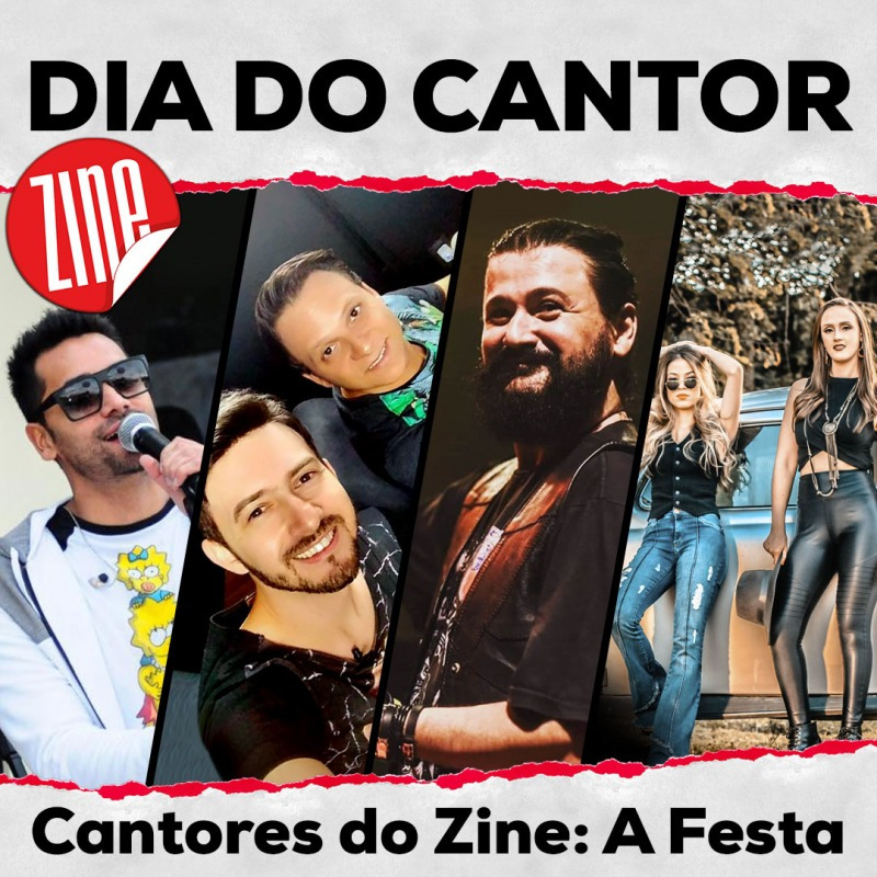 Dia do Cantor - Conheça os cantores do Zine: A Festa - 20 anos