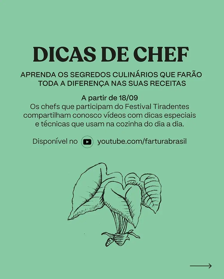 Festival Cultura e Gastronomia de Tiradentes - dicas de chef