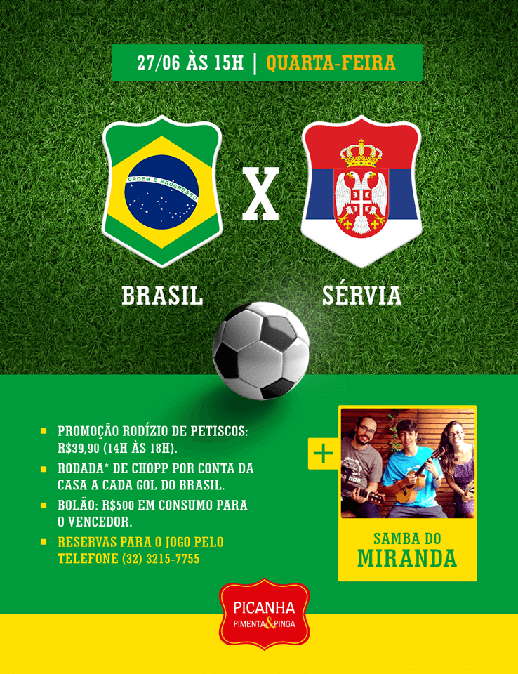 PARTICIPE: Rondôniaovivo lança bolão com vários prêmios para o jogo Brasil  e Sérvia 