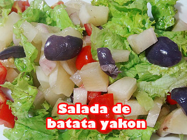 Salada de Batata Yacon