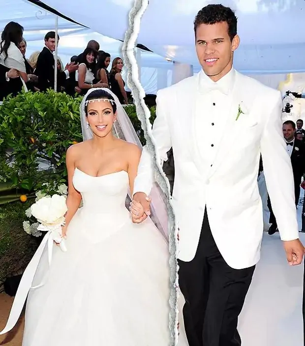 Curiosidades Kim Kardashian: ela foi casada com Kris Humphries por 72 dias.