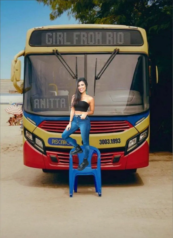 Resultado como fazer o meme do ônibus da Anitta girl from rio 