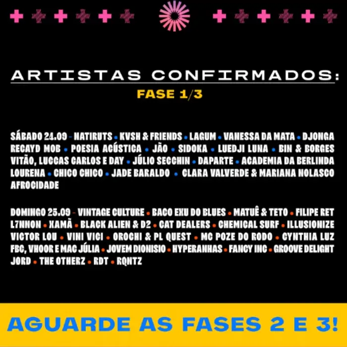Festival Planeta Brasil 2022 - Line-up