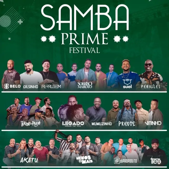 Atrações Samba Prime 2022