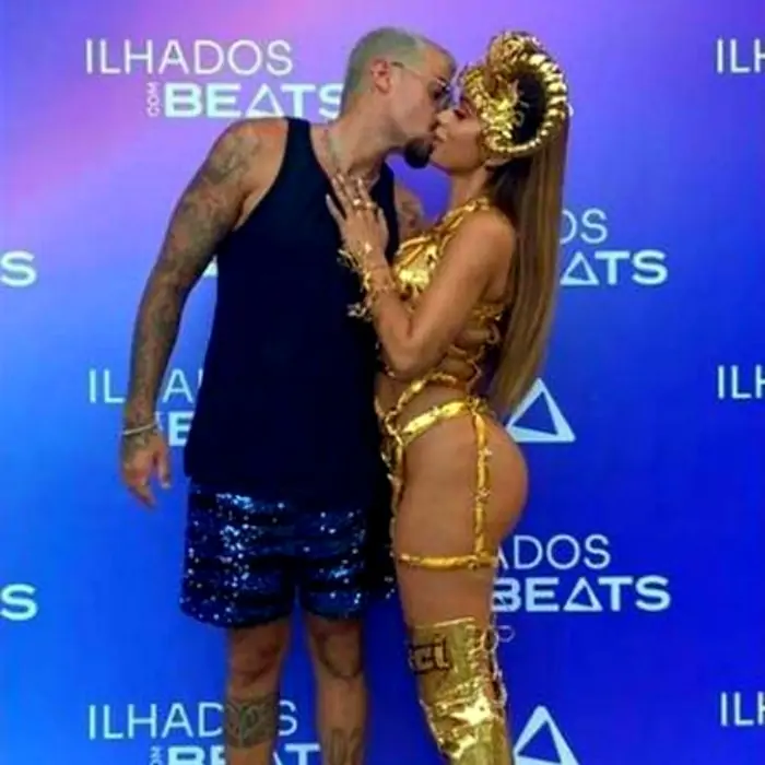 Anitta e Lipe Ribeiro beijaram muito no Ilhados com Beats