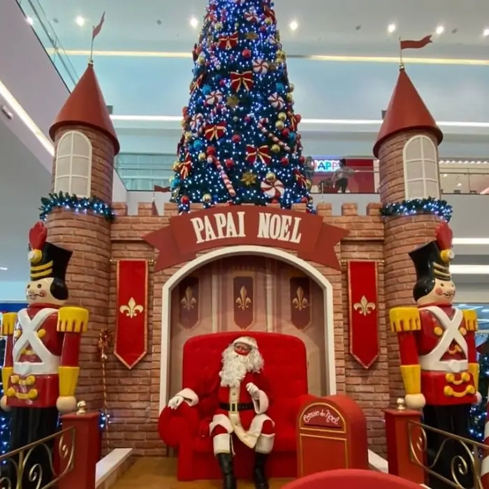 Papai Noel em Juiz de Fora: Shopping Jardim Norte (Foto: Instagram)