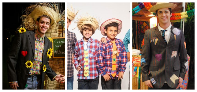 Looks pra festa junina - opções masculinas