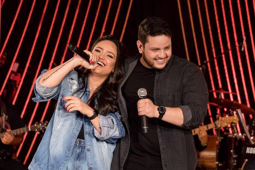 Luiza e Maurílio na live WorkShow