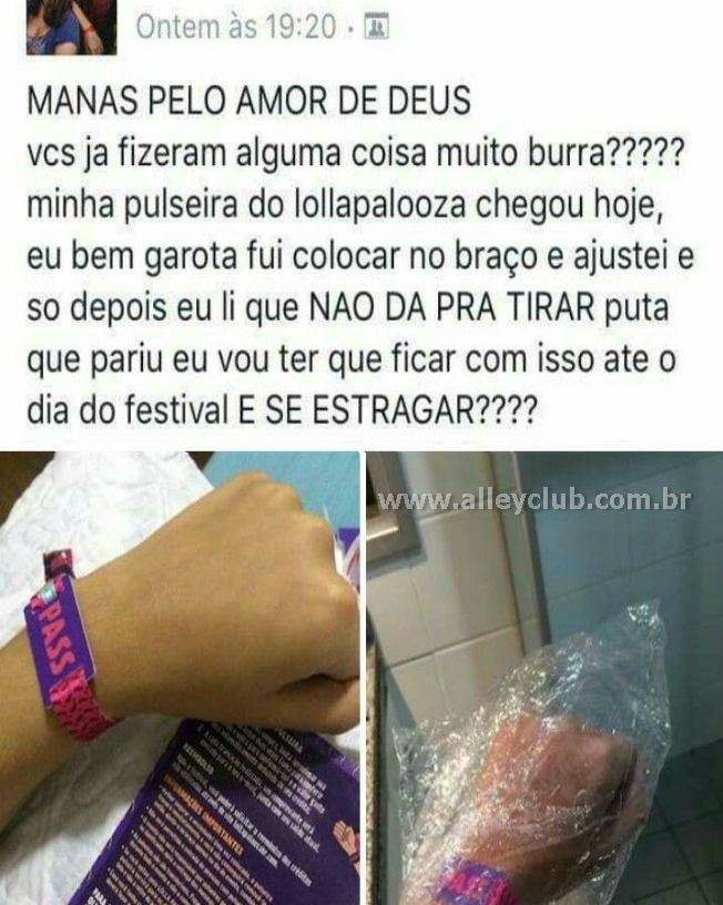 Dica esperta sobre a pulseira do Rock In Rio